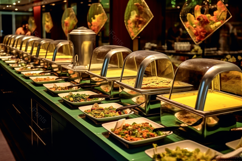 自助餐餐厅内景各种美食食物,高清,摄影图,摄影图片,图片大全,摄影图免费下载
